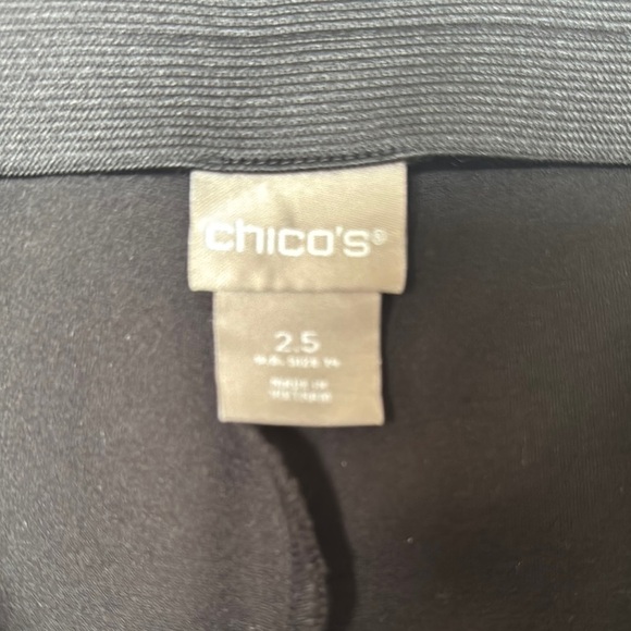 Chico's Black Dress Pants Slim Fit Ankle Length. chicos size 2.5 (US size 12) - Picture 5 of 5